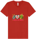 Load image into Gallery viewer, Peace Love Cinco de Mayo Unisex V-Neck Shirt
