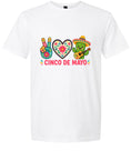 Load image into Gallery viewer, Peace Love Cinco de Mayo Children's Gildan Soft Shirt
