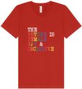 Load image into Gallery viewer, The Future is Female, Gay, and Inclusive Unisex V-Neck Shirt
