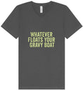 Load image into Gallery viewer, Floats Your Gravy Boat Unisex V-Neck Shirt
