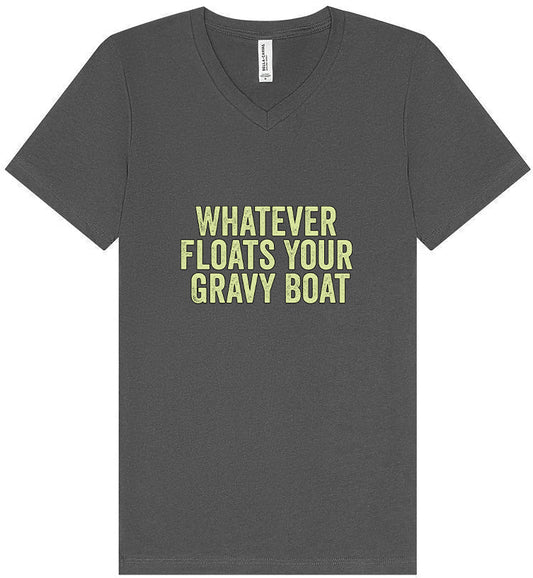 Floats Your Gravy Boat Unisex V-Neck Shirt