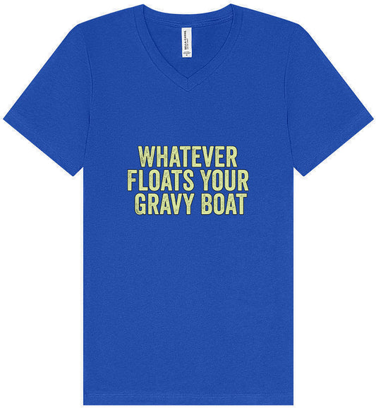 Floats Your Gravy Boat Unisex V-Neck Shirt