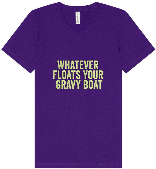 Floats Your Gravy Boat Unisex V-Neck Shirt