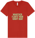 Load image into Gallery viewer, Floats Your Gravy Boat Unisex V-Neck Shirt
