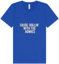 Load image into Gallery viewer, Casserolin with the Homies Unisex V-Neck Shirt
