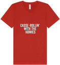 Load image into Gallery viewer, Casserolin with the Homies Unisex V-Neck Shirt
