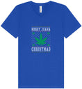 Load image into Gallery viewer, Merry Juana Christmas Unisex V-Neck Shirt

