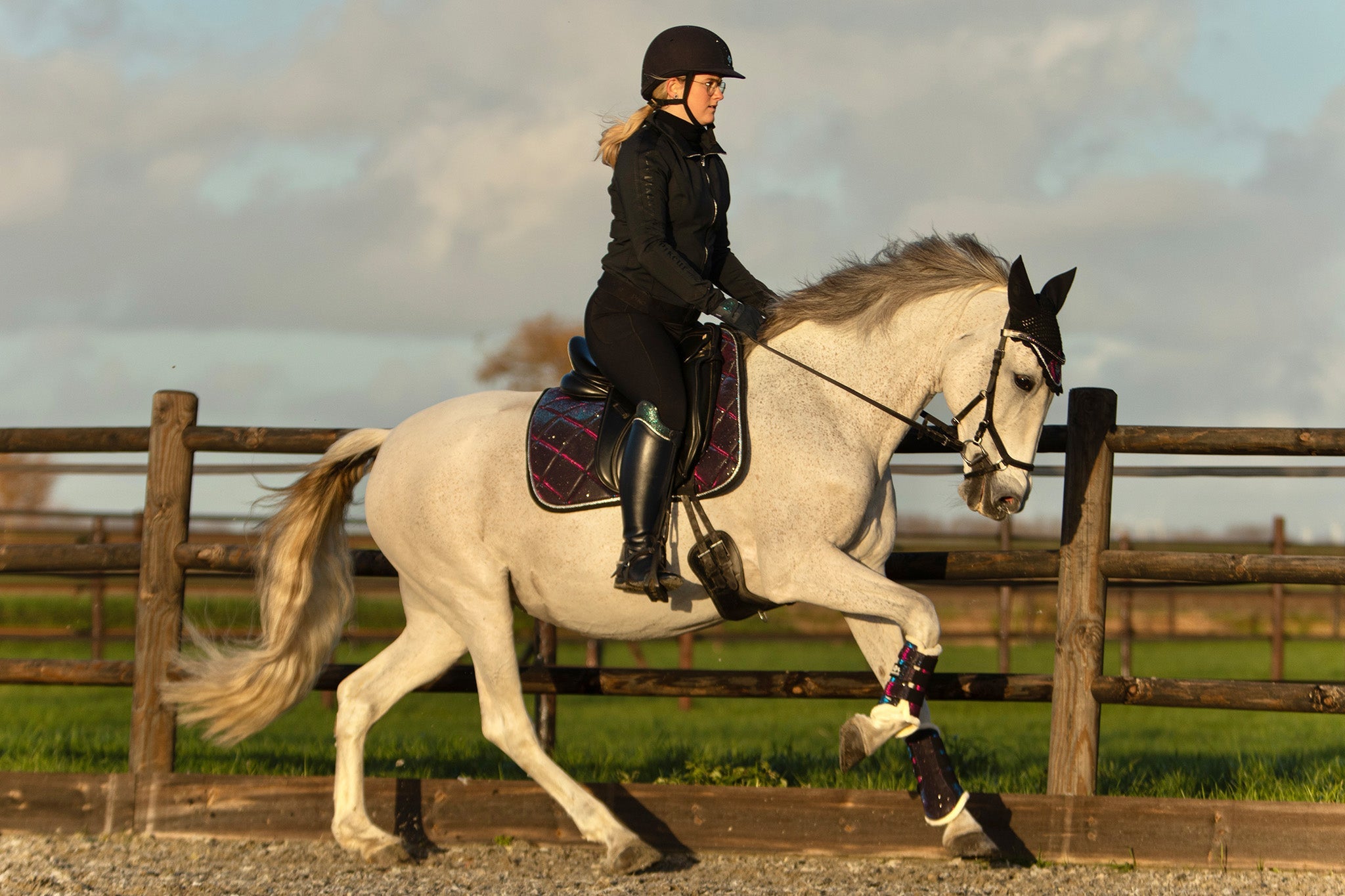 Ultraviolet Brushing Boots