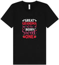Load image into Gallery viewer, Great Grandma of the Berry Sweet One Unisex V-Neck Shirt
