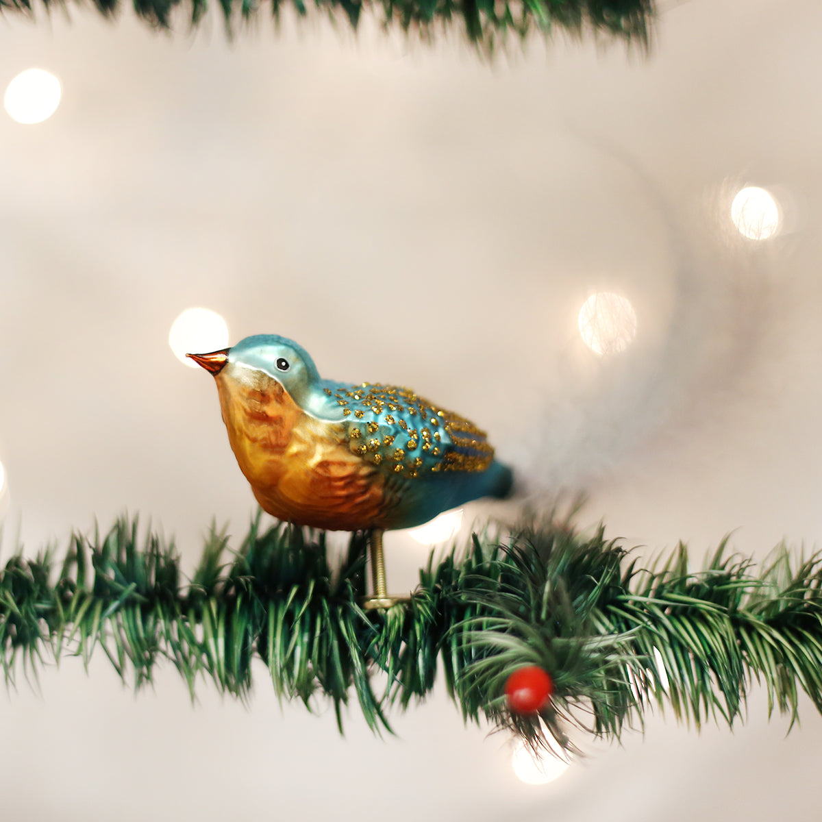 Forest Finch Ornament - Southlake Paws