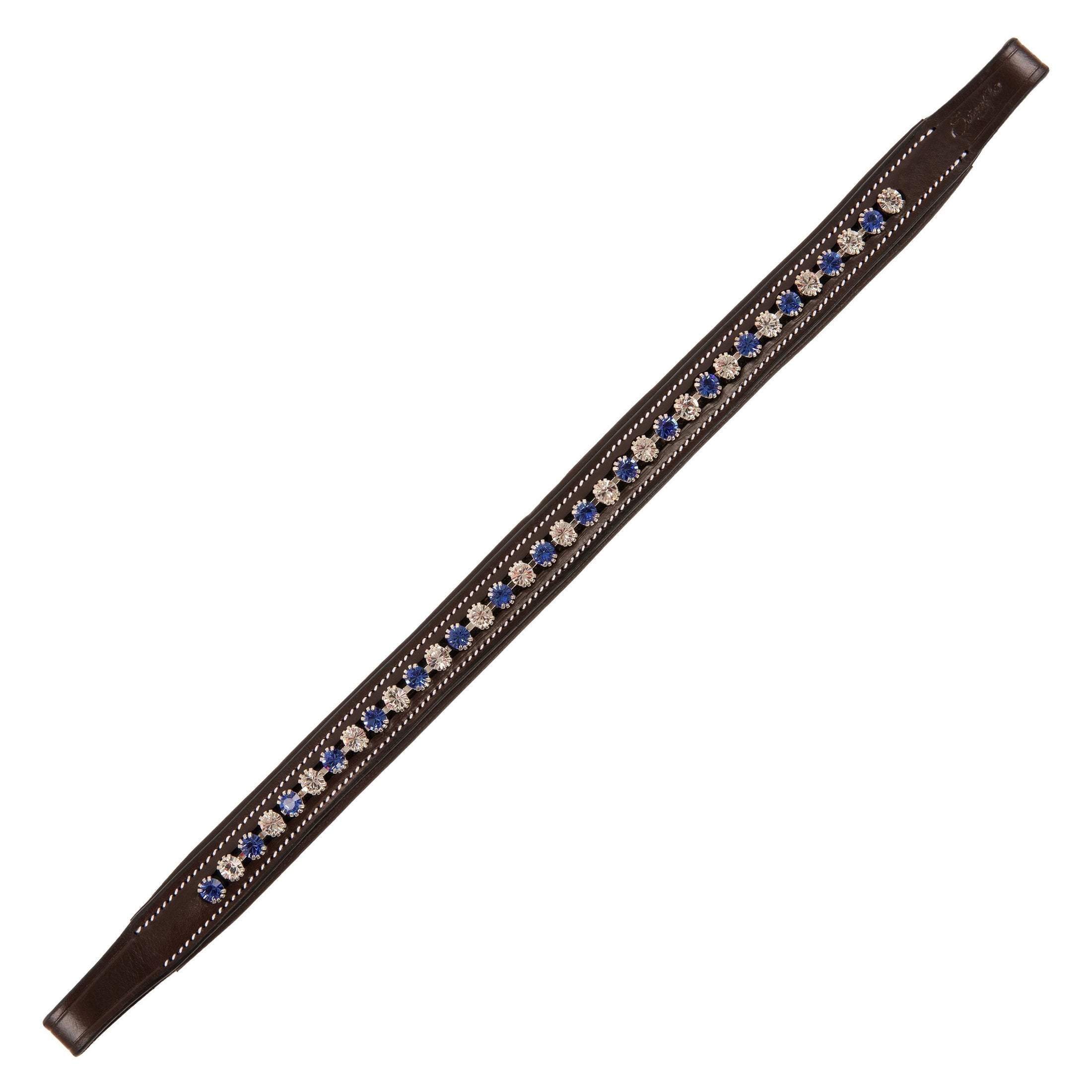 ExionPro Elegant Blue & Clear Crystal Browband
