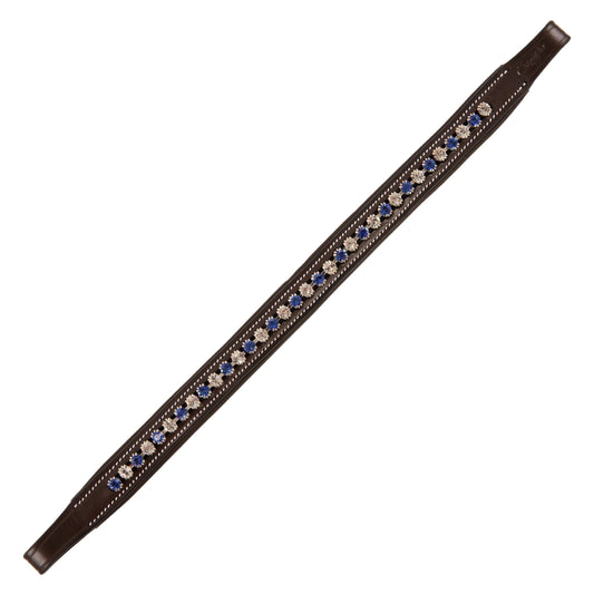 ExionPro Elegant Blue & Clear Crystal Browband