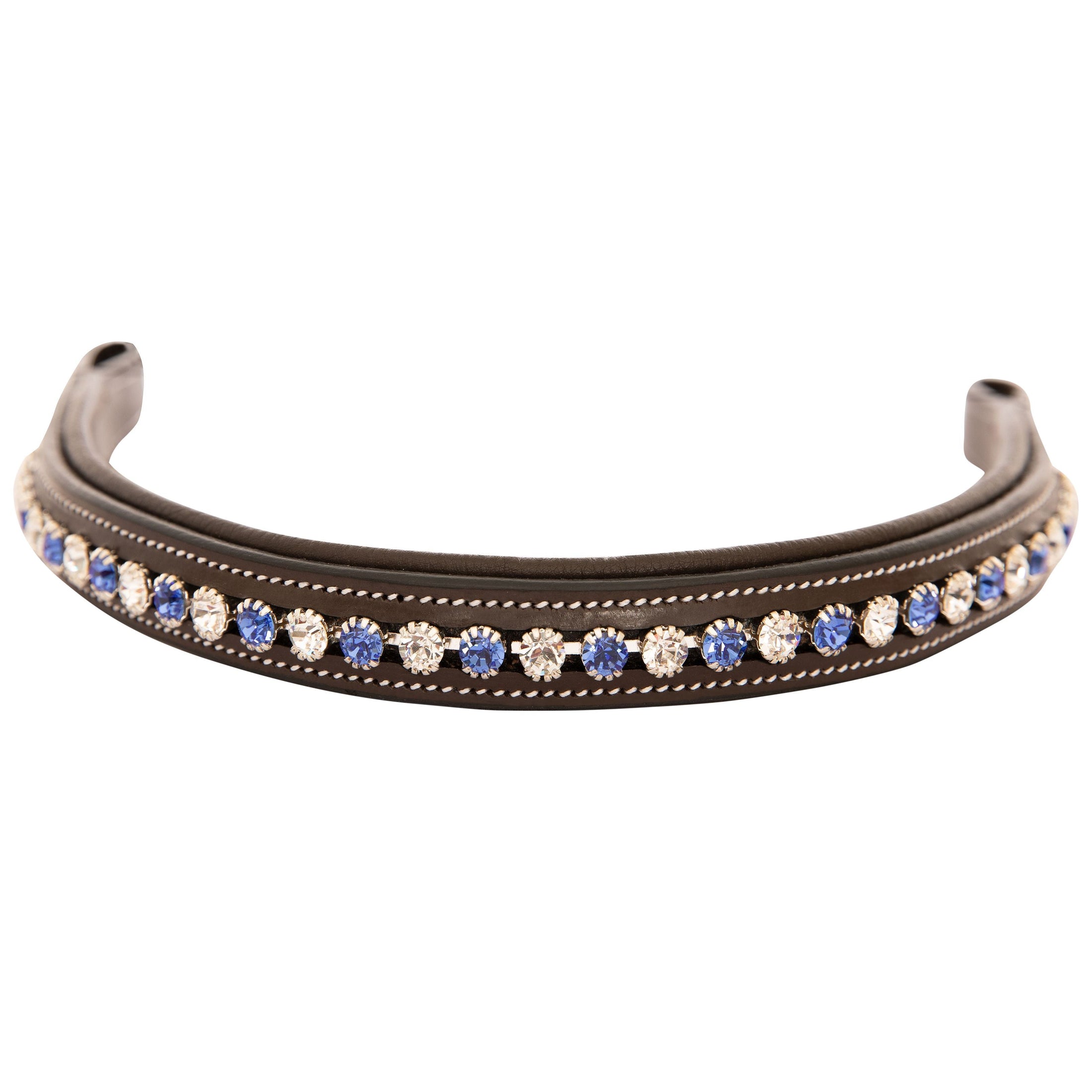 ExionPro Elegant Blue & Clear Crystal Browband