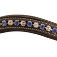 Load image into Gallery viewer, ExionPro Elegant Blue & Clear Crystal Browband
