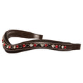 Load image into Gallery viewer, ExionPro Marvel Beauty Red, Black & Alternative Clear Crystal Browband
