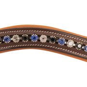 ExionPro Elegant, Attractive Blue, Black & Alternative Clear Crystal Browband