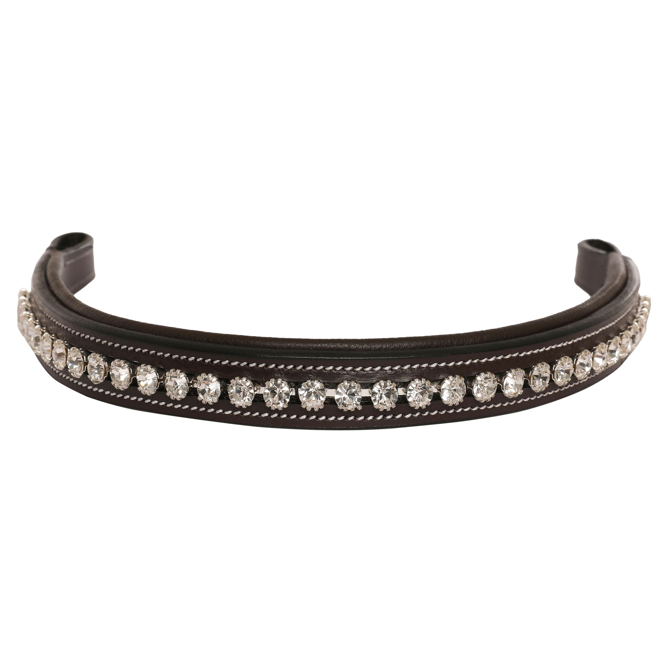 ExionPro Elegant & Attractive White Crystal Browband