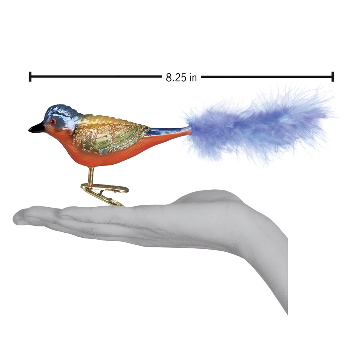 Painted Bunting Ornament - Southlake Paws