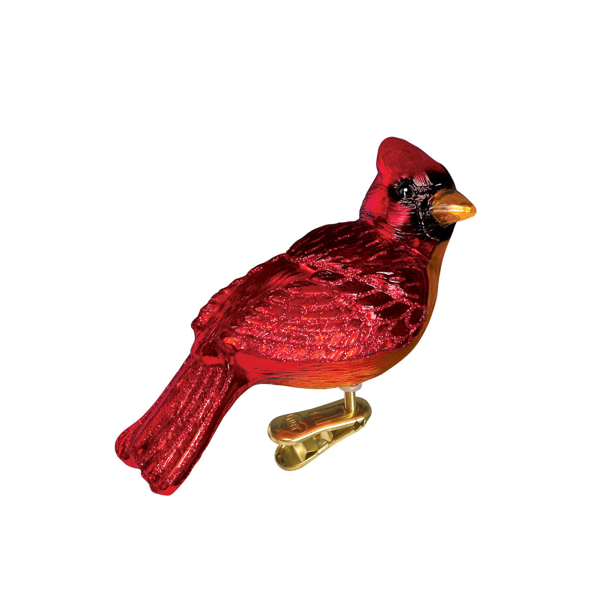 Resting Cardinal Ornament - Southlake Paws