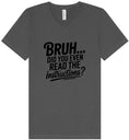 Load image into Gallery viewer, Bruh, Instructions? Unisex V-Neck Shirt
