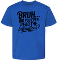 Load image into Gallery viewer, Bruh, Instructions? Children's Gildan Soft Shirt
