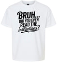 Load image into Gallery viewer, Bruh, Instructions? Children's Gildan Soft Shirt
