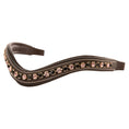Load image into Gallery viewer, ExionPro Elegant Soft Padded Jet, Light Amethyst Colored Crystal Browband
