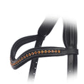 Load image into Gallery viewer, ExionPro Elegant Deep Curved Soft Padded Topaz Crystal Decorated Browband
