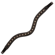 ExionPro Elegant Soft Padded Clear Crystal, Burgundy Colored Crystal Browband