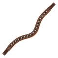 Load image into Gallery viewer, ExionPro Elegant Soft Padded Clear Crystal, Burgundy Colored Crystal Browband
