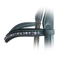 Load image into Gallery viewer, ExionPro Elegant Soft Padded Fuchsia, Light Rose, Tanzanite Colored Crystal Browband
