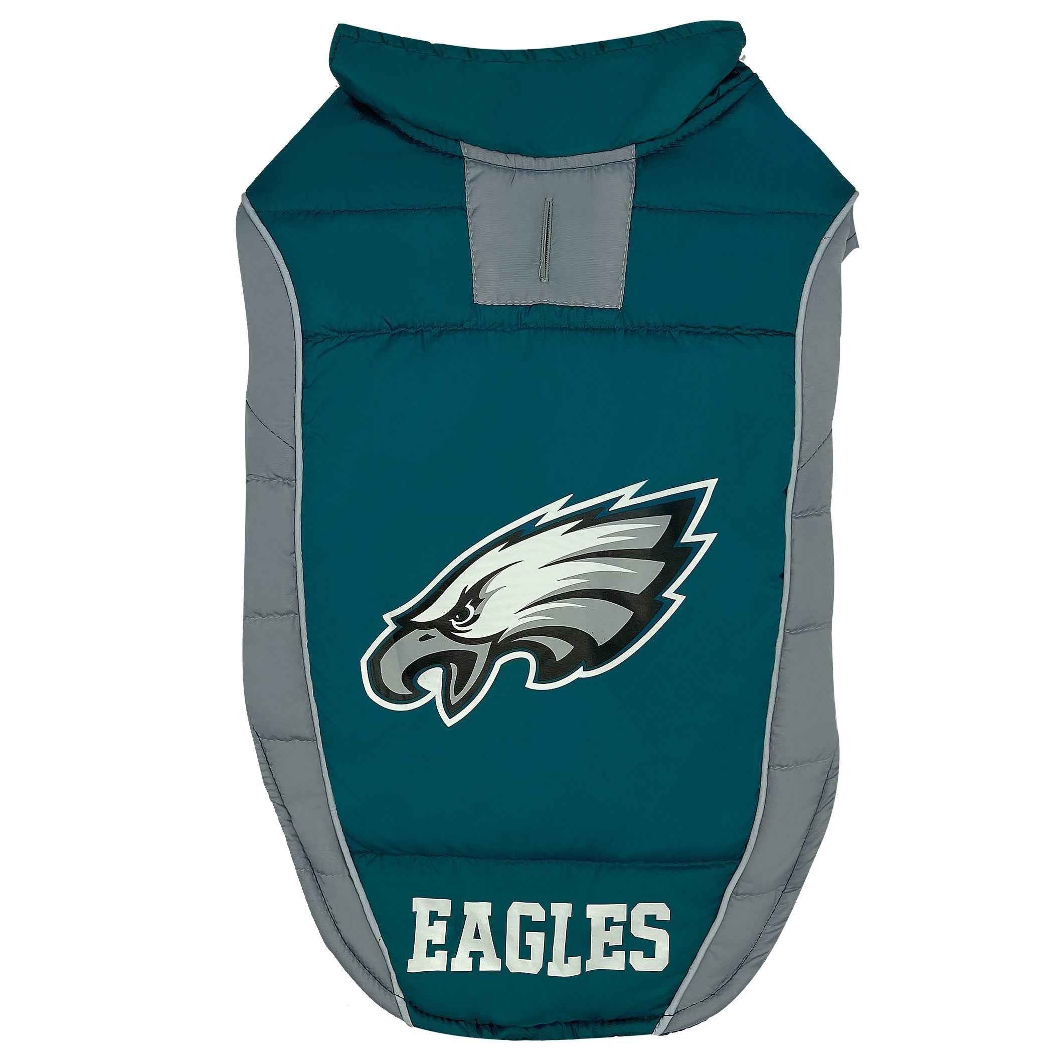 Philadelphia Eagles Puffer Vest Pet Fan Gear - NFL Pet Fan Gear