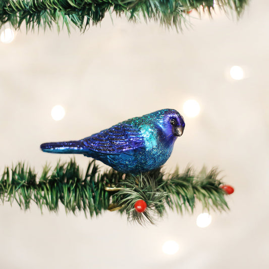 Indigo Bunting Ornament - Southlake Paws