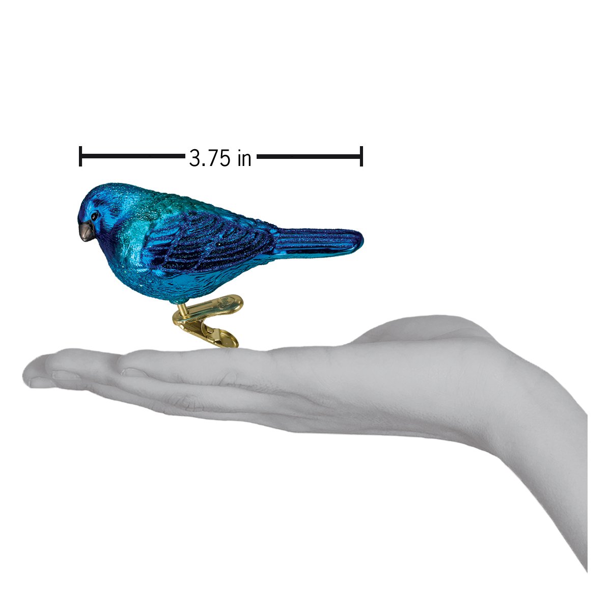 Indigo Bunting Ornament - Southlake Paws