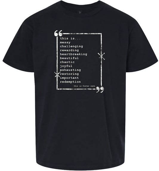 This is Foster Care Children's Gildan Soft Shirt