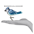 Load image into Gallery viewer, Bright Blue Jay Ornament - Southlake Paws
