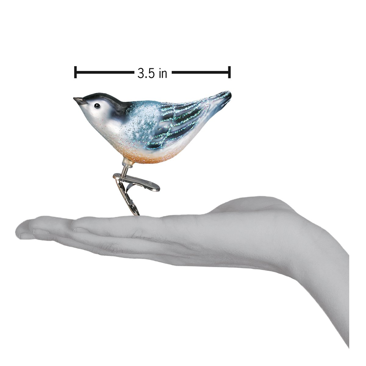 Nuthatch Ornament - Southlake Paws