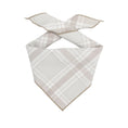 Load image into Gallery viewer, Plaid Bandana, Fall Bandana,  Winter Bandana, High Quality Luxe Fabric, Cream, Beige - Southlake Paws
