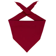 Valentine Bandana, Plaid Bandana, Flannel Bandana,  Winter Bandana, Burgundy Houndstooth
