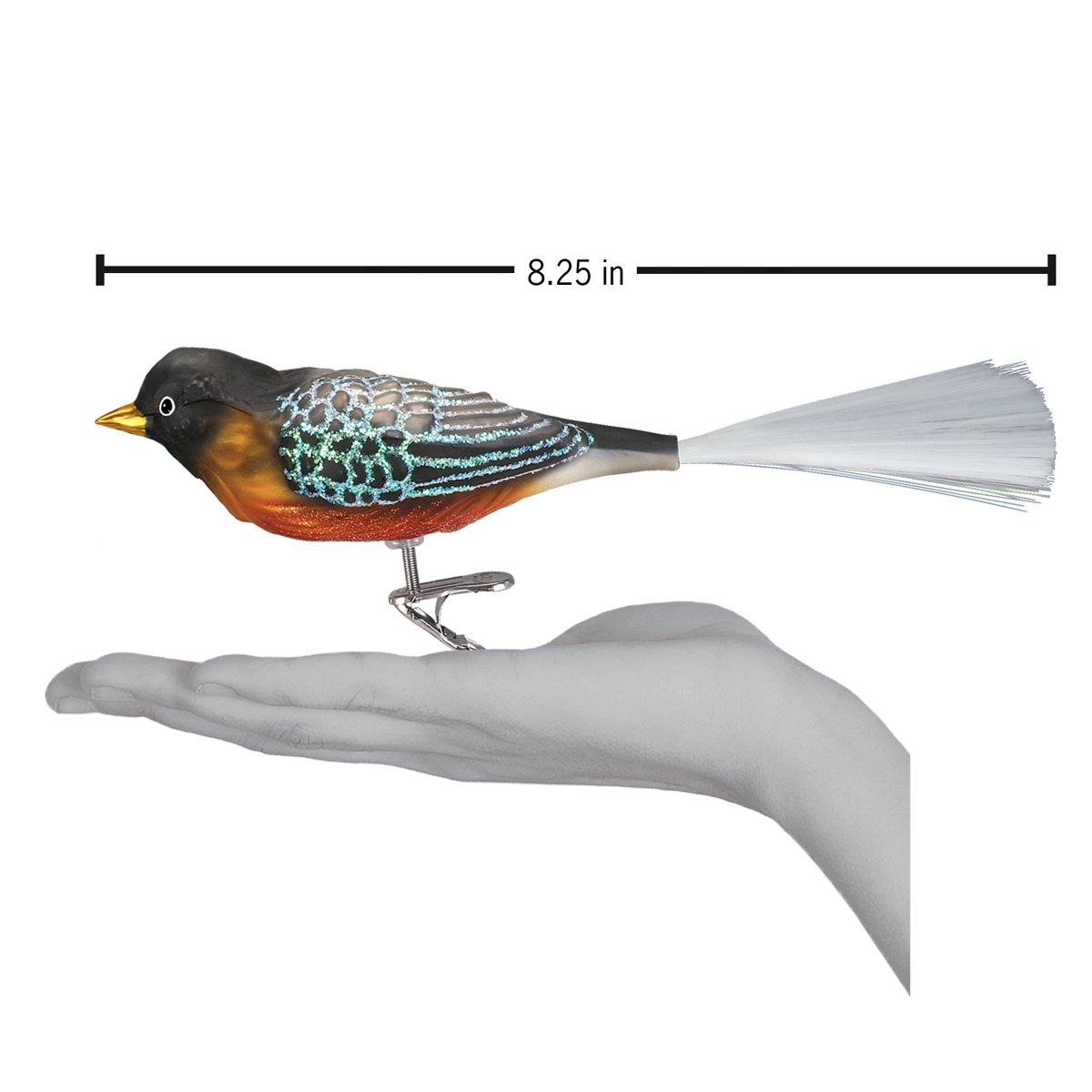 Robin Ornament - Southlake Paws