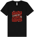 Load image into Gallery viewer, Snacks are My Love Language Unisex V-Neck Shirt
