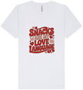 Load image into Gallery viewer, Snacks are My Love Language Unisex V-Neck Shirt
