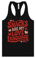 Load image into Gallery viewer, Snacks are My Love Language Women's Racerback Tank
