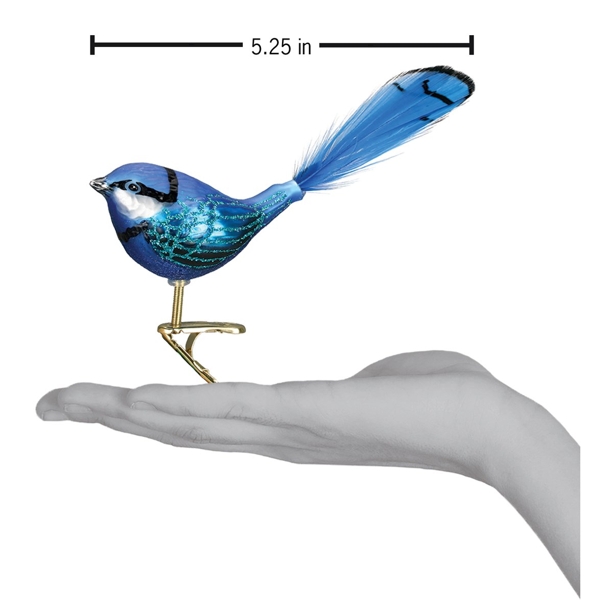 Clip-On Fairy Wren Ornament - Southlake Paws