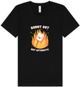 Load image into Gallery viewer, Burnt Out but Optimistic Unisex V-Neck Shirt

