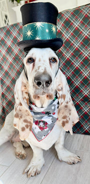 Christmas | Christmas Bandana | Flannel Bandana | Polar Bear Holiday Bandana