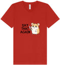 Load image into Gallery viewer, Say That Again Unisex V-Neck Shirt
