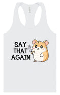 Load image into Gallery viewer, Say That Again Women's Racerback Tank
