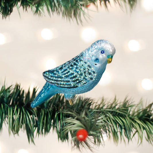 Blue Miniature Parakeet Ornament - Southlake Paws