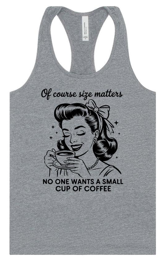 No Small Coffees Women's Racerback Tank